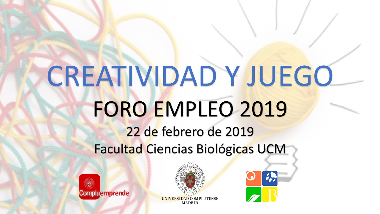Participa en el taller Formativo: "Creatividad y Juego"